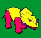 Dibujo Triceratops II pintado por hanyer