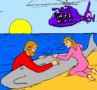 Dibujo Rescate ballena pintado por oscar456