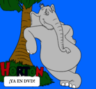 Dibujo Horton pintado por montse