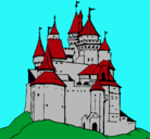 Dibujo Castillo medieval pintado por sonexo