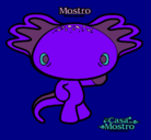 Dibujo Mostro 2 pintado por gahoole