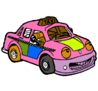 Dibujo Herbie Taxista pintado por elvis