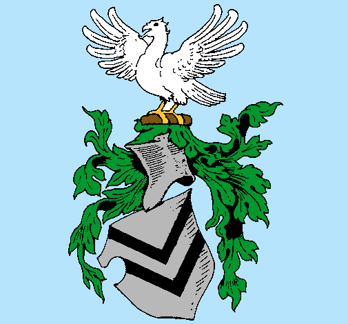 Escudo de armas y aguila 