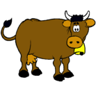 Dibujo Vaca lechera pintado por SEBA_MOLE