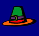 Dibujo Sombrero peregrino pintado por diego