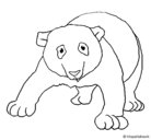Dibujo Oso panda pintado por gsdxb