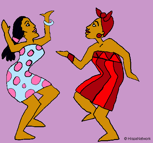 Mujeres bailando