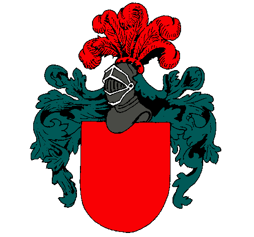 Escudo de armas y casco