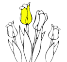 Dibujo Tulipanes pintado por Tulipan11