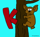 Dibujo Koala pintado por claudiajarillo