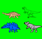 Dibujo Dinosaurios de tierra pintado por brayamn