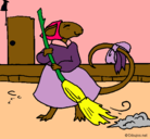 Dibujo La ratita presumida 8 pintado por yasibeth