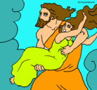 Dibujo El rapto de Perséfone pintado por LAPITA