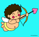 Dibujo Cupido pintado por agus