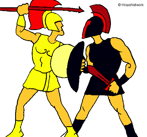 Lucha de gladiadores