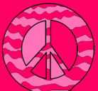 Dibujo Símbolo de la paz pintado por angelaestefania