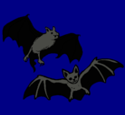 Dibujo Un par de murciélagos pintado por pxndx