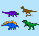 Dibujo Dinosaurios de tierra pintado por DINOSAURIOS