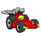 Dibujo Coche de Fórmula 1 pintado por cocheferrari