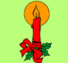 Dibujo Vela de navidad pintado por EVAAYALA
