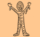 Dibujo Niño momia pintado por gabriel