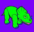 Dibujo Triceratops II pintado por kapisillo