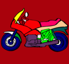 Dibujo Motocicleta pintado por alexander