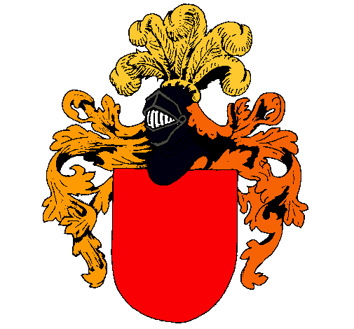 Escudo de armas y casco