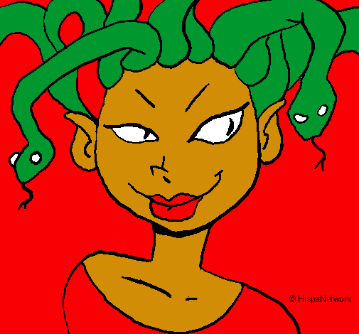 Mujer medusa