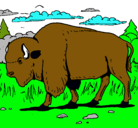 Dibujo Búfalo  pintado por franco
