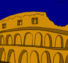 Dibujo Coliseo pintado por Estefi
