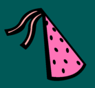 Dibujo Sombrero de cumpleaños pintado por zayra