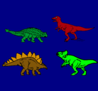 Dibujo Dinosaurios de tierra pintado por dianal.