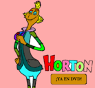 Dibujo Horton - Alcalde pintado por bolita