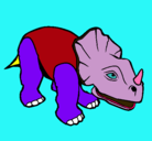 Dibujo Triceratops II pintado por thweety