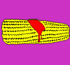 Dibujo Mazorca de maíz pintado por Hector
