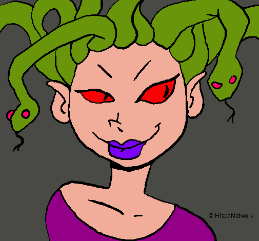 Mujer medusa