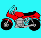 Dibujo Motocicleta pintado por frio