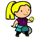 Dibujo Chica tenista pintado por ckatara