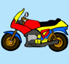 Dibujo Motocicleta pintado por uri