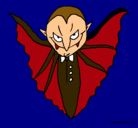 Dibujo Vampiro terrorífico pintado por LUISMIGUEL