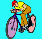 Dibujo Ciclismo pintado por luciamesa