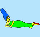 Dibujo Marge pintado por nadinabailetti