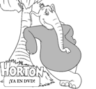 Dibujo Horton pintado por 1