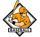 Dibujo Logo de béisbol pintado por beisbol