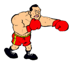 Dibujo Boxeador pintado por JOSEFINA