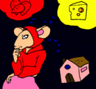 Dibujo La ratita presumida 4 pintado por aneth
