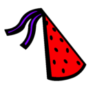 Dibujo Sombrero de cumpleaños pintado por javier