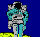 Dibujo Astronauta pintado por gabriel