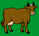 Dibujo Vaca pintado por vaca
